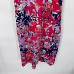 Title Nine  Athletic Dress Medium Pink Abstract Floral Racerback Shelf Bra Pocket Photo 2