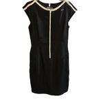 Nike Golf Tour Premium Black Dri-FIT Dress Women's Size 8 M, Half-Zip White Trim Photo 2