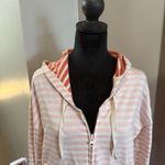 Columbia  Melody Orange White‎ Stripe Full Zip Hoodie Sweatshirt Lightweight XL Photo 1