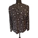 Worthington Petite Black Floral Two-Piece Set – Size L Photo 4