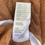 Pilcro Anthropologie Tan Cropped Cable-Knit Twofer Long Sleeve V-Neck Sweater Photo 12