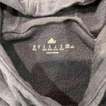 Adidas  High Neck Long Sleeve Pullover Hoodie Sweatshirt Womens Medium ZipPockets Photo 3