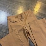 Club Monaco  Tan Beige Flare Wide Leg Casual Dress Pants Women's Size 4 Photo 2