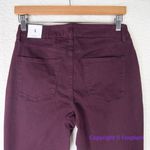White House | Black Market New! burgundy the skinny ankle pants women size 4 Photo 7