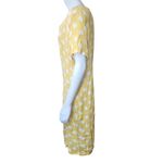Vintage Habits Yellow & White Polka Dot Shift Dress (18) Yellow Photo 3