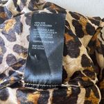 Zimmermann  Amelie Tie Shoulder 100% Silk Jumpsuit Leopard Print Size Small/6 Photo 7