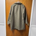 Wilfred Aritzia The Cocoon Coat Wool Blend Long Sleeves Olive Green XL Photo 11