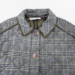 ZARA Olive Plaid Quilted Equestrian Riding Jacket with Snap Pockets Size Small Photo 3