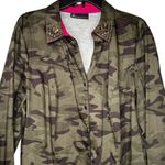 Lane Bryant  Camo Top With Embellishments on Collar‎ Photo 1