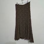 Free People NEW Laney Crop Long Sleeve Brown Black Lace Midi Skirt Set XS Dainty Photo 4