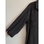 Woman Within Womens Denim Embroidered Flowers Shirtdress Henley Buttons Size 28W Photo 6