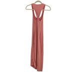 Sweaty Betty Women’s 4/6 Weekend Cinch Side Midi Dress Rose Pink Stretchy Rib Photo 6