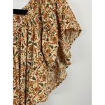 Rachel Zoe  Boho Floral Off Shoulder‎ Mini Dress Ruffle Belted Tassels M Photo 4