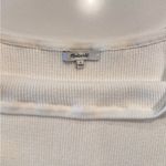 Madewell  Off the Shoulder‎ Boatneck White Top Size Large Photo 2
