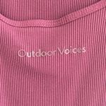 Outdoor Voices Burgundy Shiraz Rib Leotard Photo 8