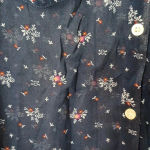 Aeropostale  sheer long sleeve florsl shirt Photo 1