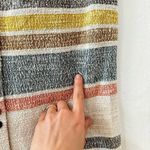 Madewell  Texture and Thread Multicolor Cotton Cap Sleeve Mini Dress S Photo 4