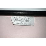Vanity Fair Vintage  Pink Robe House Coat Peignor Button Size XL Embroidered Photo 2