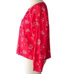 Universal Threads Boho Red Calico Floral Peasant Bohemian Blouse by UNIVERSAL THREAD ~ Size MEDIUM Photo 5