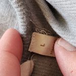 Soft Surroundings  Charlene Smokey Gray Linen Trapeze Dress Size Large Photo 6