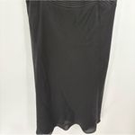 Ann Taylor  vintage y2k 2000s 90s classic edgy boho black silk slip dress size 8 Photo 3