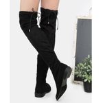 ✨4xHP ✨Flat Heel Thigh Boots✨ Black Size 8 Photo 3