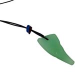 None Seaglass Necklace Green Blue Red Rope Rincon Puerto Rico Adjustable Photo 3