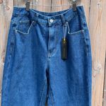 GILIPUR Solid LOW Waist Wide LEG JEANS NWT Blue Size undefined Photo 5