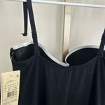 Profile by Gottex Women's Belle Curve Bandeau Swimdress Black White Size 16 New Photo 5