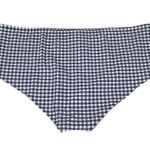 J.Crew Gingham High Waisted Bikini Bottoms Navy Blue White Size 3X Photo 1