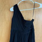 J.Crew SHORT DRESS SILK CHIFFON FORMAL 4 KYLIE ONE SHOULDER Black #41825 Photo 6