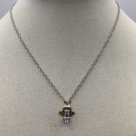 Handmade Golden Baby Angel Wings Cute Pendant  Peach Marble Bead Drop Chain Photo 1