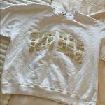 The Bar  White and Gold crewneck sweater Photo 6