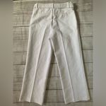 Crosby White Belted Cropped Wide Leg Pants Size 4 Photo 3