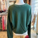 Aerie OFFLINE By Weekend Side Tie Green Sweatshirt Sz M Photo 5