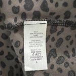 By Together Cheetah Print Pull On Flare Mini Skirt Sz L Gray Black Lined NWOT Photo 3