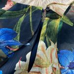 Gibson Latimer Floral Ruffle Open Shoulder Top Photo 3