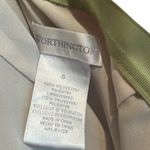 Worthington 𝒲ℴ𝓇𝓉𝒽𝒾𝓃ℊ𝓉ℴ𝓃 𝓉𝒾ℯ 𝒹𝓎ℯ brown white top of skirt & between the pleating ribbon waist Photo 4