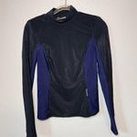 FORAY Golf Colorblock Long Sleeve Ribbed Mock Neck Top Size S Photo 0