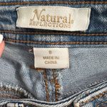 Natural Reflections Medium Wash Straight Leg Cargo Jeans- Size 8 Photo 4
