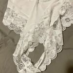 Sexy White Teddy Lingerie Lace XL Photo 4