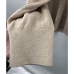 J.Crew Long Sleeve Soft Terry Polo Shirt Women's XXL Tan With Cashmere Size undefined Photo 6