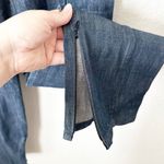 Tibi  Dark Wash High Rise Banded Waist Jeans Photo 6