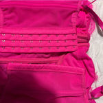 Hot Pink Lace Bustier Top Photo 1