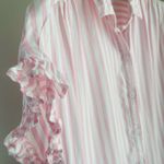 BeachLunchLounge Pink Striped Button Down Photo 4
