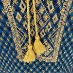 Christopher & Banks Green and Gold Boho Top with Tassels Women’s Size Medium Photo 40