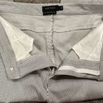 Ankle cropped white with navy blue pinstripe soft and lightweight jean high rise Size 8 Photo 6