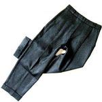 J Brand NWT Asawa in Black Textured Snakeskin Brocade Crop Trouser Pants 2 $550 Photo 0