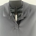 Nike Golf Solid Black Dri-Fit Sleeveless Polo Shirt Top Women's Size Medium EUC Photo 3