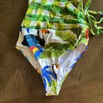 Farm Rio  Tropical Fresh Faux Wrap One-Piece Swimsuit, Size Small, $195 Photo 7